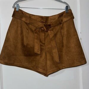 LOFT High Waist Brown Women's Shorts